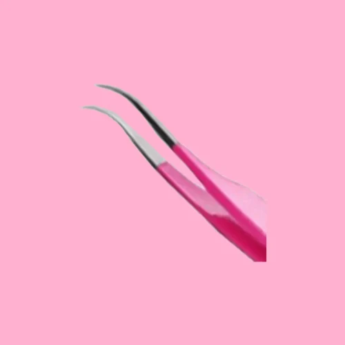 Pęseta - różowa pęseta antystatyczna - Pęseta by Mignitica Lashes.webp