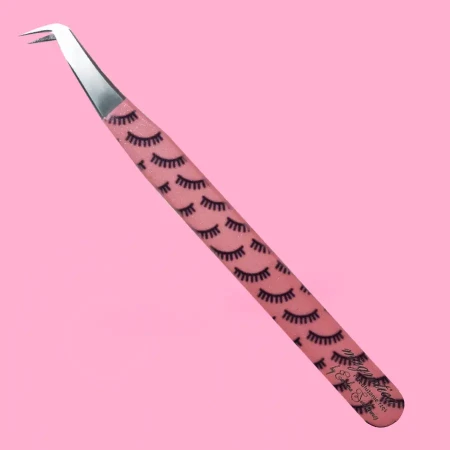 Pęseta Zakrzywiona - Kopytko Pink Diamond