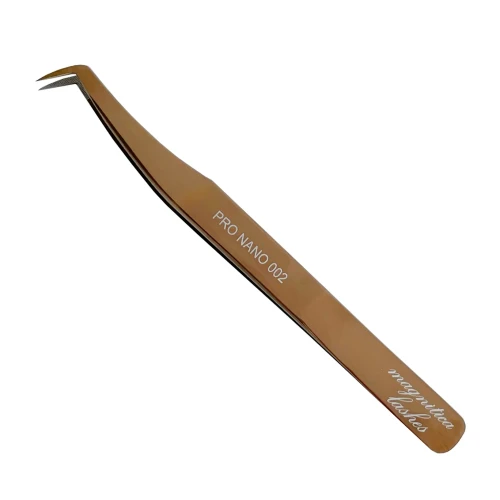 Pęseta - PRO NANO 002 - bestseller 2023 - najlepsza pęseta dla stylistek rzęs - Magnitica Lashes.webp