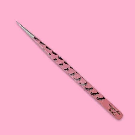 Pęseta Prosta - Pink Lashes