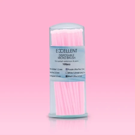 Mikroszczoteczki 2,0 mm Microbrush  - Różowe