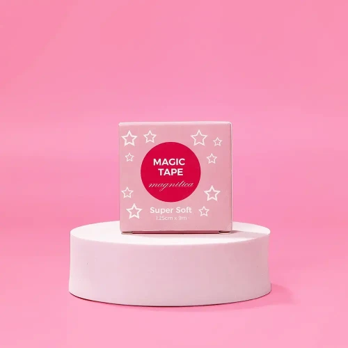 Magic Tape - różowa taśma silikonowa - Magnitica Lashes.webp