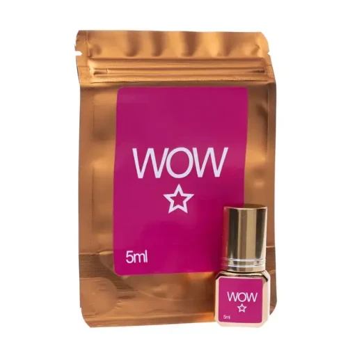 Klej bez cyjanoakrylu - Klej do Rzęs WOW - 5 ml - termiczne opakowanie na klej.webp