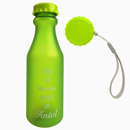 Butelka Fit Angels 400ml zielona