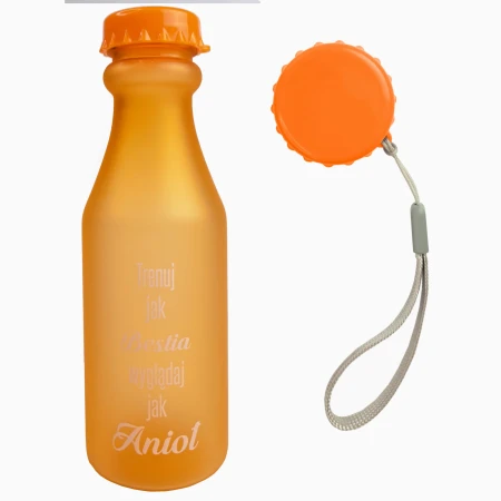 Butelka Fit Angels 400ml pomarańczowa