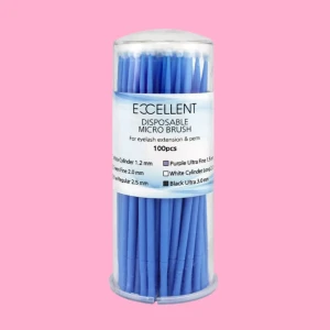 Mikroszczoteczki 2,5 mm Microbrush  - Niebieskie