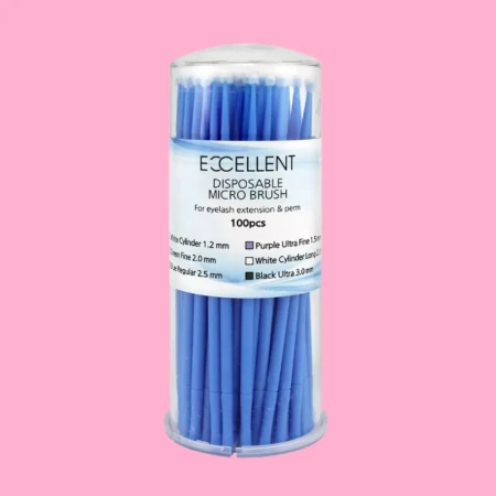 Mikroszczoteczki 2,5 mm Microbrush  - Niebieskie
